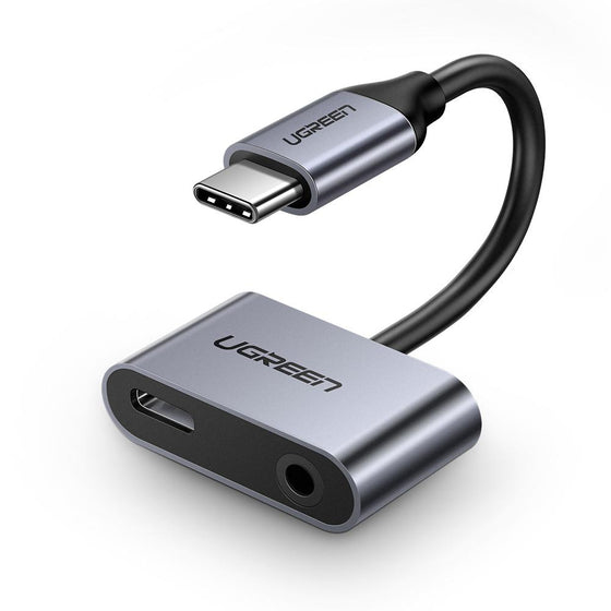 Ugreen 50596 gränssnittshubbar USB 3.2 Gen 1 (3.1 Gen 1) Type-C Svart, Metallisk