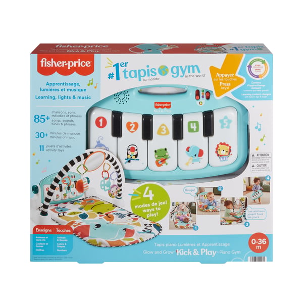 Fisher-Price Glow and Grow Kick & Play Piano Gym
