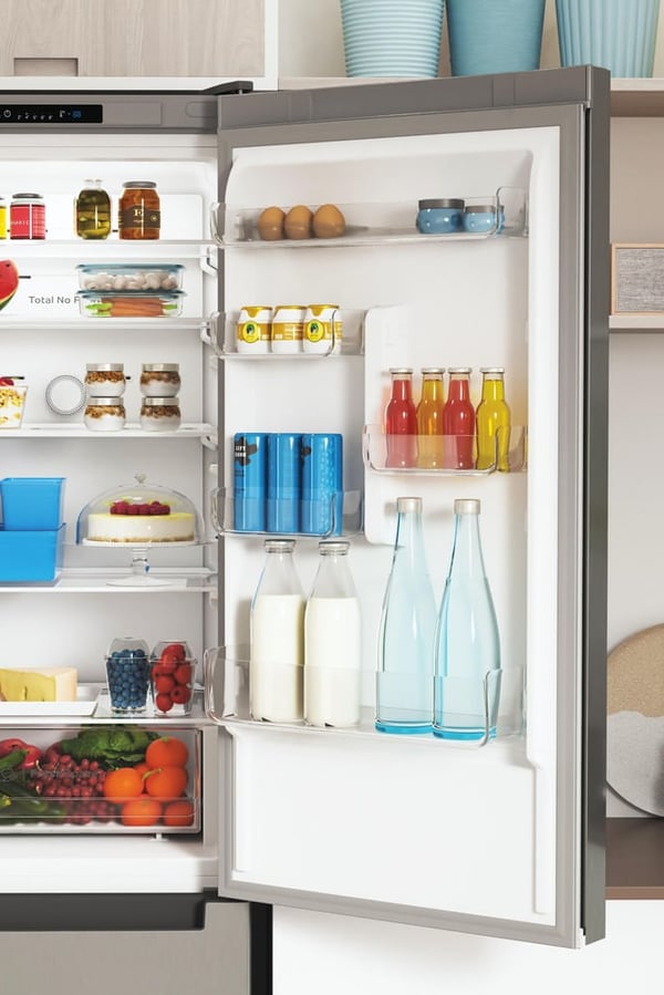 Indesit INFC9 TI22X Fritstående 367 L Rustfrit stål