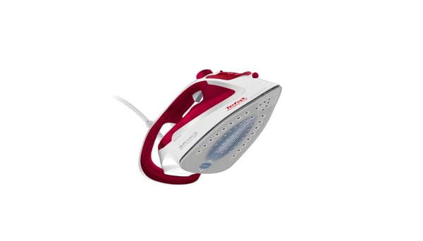 Tefal EasyGliss Plus FV5717 Torr & Ångstrykjärn Durilium stryksula 2400 W Röd, Vit