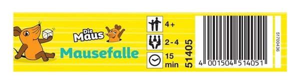 Schmidt® Spiele Mausefalle Korttipeli Logiikka