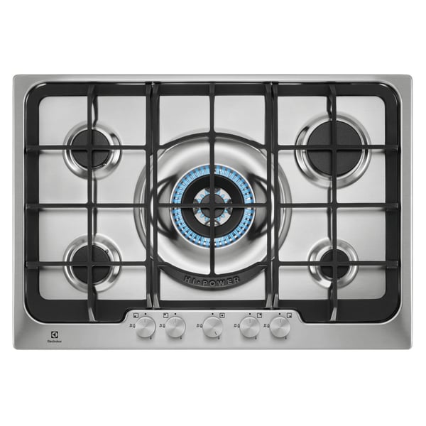 Electrolux PX750UOV Rostfritt stål Inbyggd 75 cm Gas 5 zone(s)