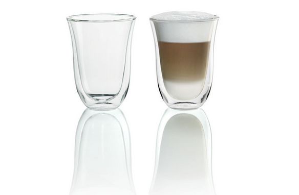 De’Longhi 5513214611 kaffeglas Transparent 2 styck 220 ml