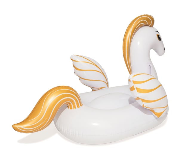 Bestway 41121 pool- och badmadrass Guld, Vit Vinyl Sittbadleksak