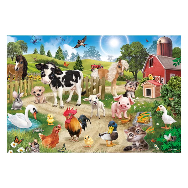 Schmidt® Spiele 56369 palapeli Kuviopalapeli 60 kpl Maatila