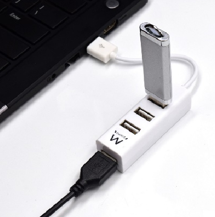 Ewent EW1122 gränssnittshubbar USB 2.0 Vit