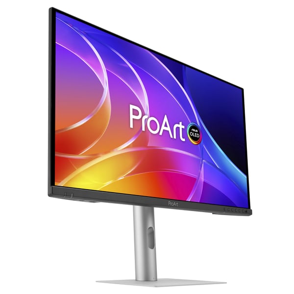 ASUS ProArt OLED PA279CDV platta pc-skärmar 67,3 cm (26.5") 3840 x 2160 pixlar 4K Ultra HD QD-OLED Svart, Silver