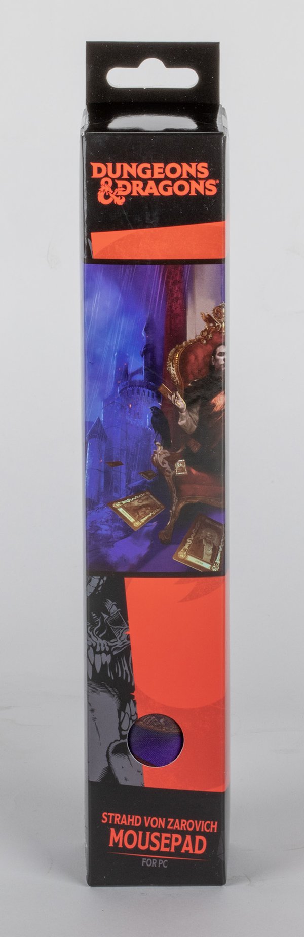 Konix KX DND MOUSEPAD CURSE OF STRAHD Spelmusmatta Lila, Röd