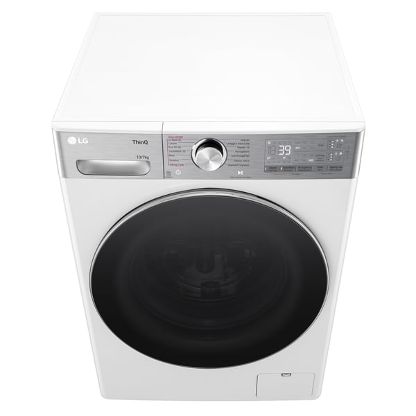 LG D4R9513TPWC vaskemaskine - tørretumbler Fritstående Front-læsning Sølv, Hvid