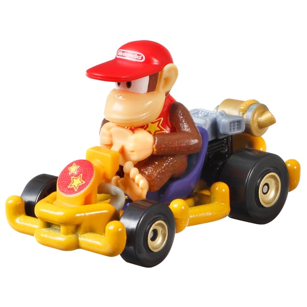 Hot Wheels Mario Kart MarioKart Diddy Kong and Pipe Frame Hot Wheels Mario Kart MarioKart Diddy Kong and Pipe Frame