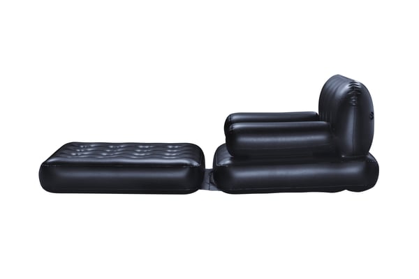 Bestway 75114 / 23 uppblåsbar solstol Svart