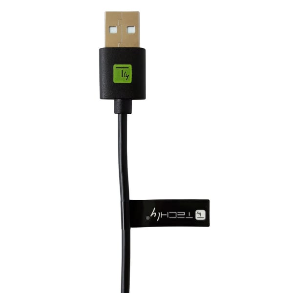 Techly ICOC MUSB20-CMAM01T USB-kabel USB 2.0 0,1 m USB A USB C 0,48 Gbit/sek. Sort