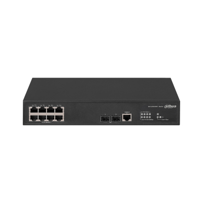Dahua Technology Access DH-AS4300-8GT2GF verkkokytkin Hallittu L2/L2+ Gigabit Ethernet (10/100/1000) Musta