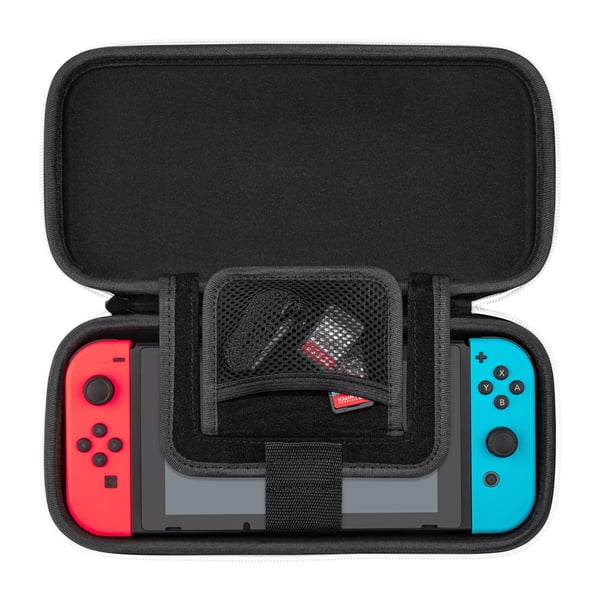 PDP Slim Deluxe: Black & White Hårdt etui Nintendo Sort, Hvid