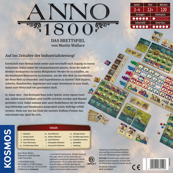 Kosmos Anno 1800 Lautapeli Strategia