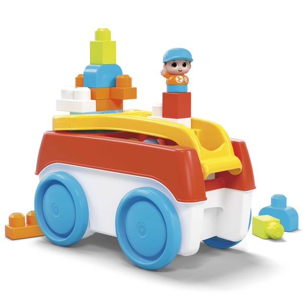 MEGA BLOKS Snurrande vagn med klossar