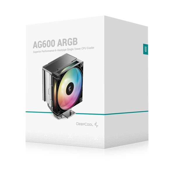 DeepCool AG600 ARGB Processor Luftkylare 12 cm Svart 1 styck