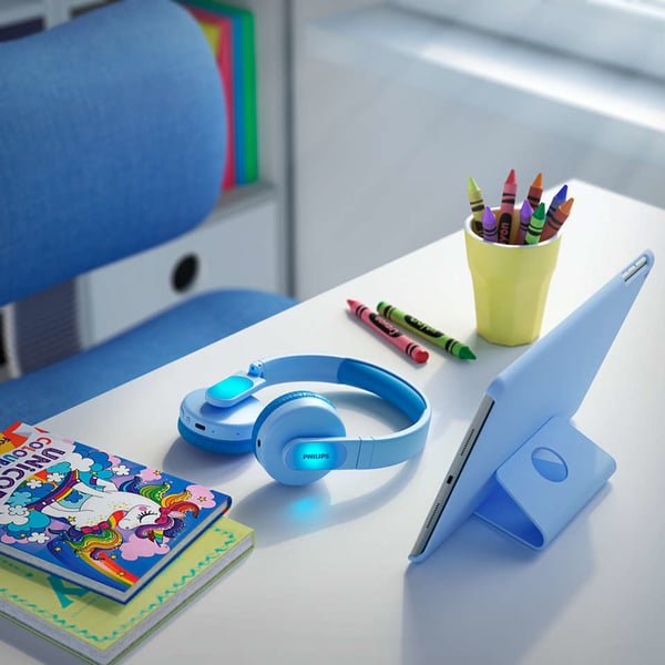 Philips TAK4206BL/00 kuulokkeet ja kuulokemikrofoni Langallinen & langaton Pääpanta Puhelut/Musiikki USB Type-C Bluetooth Sininen