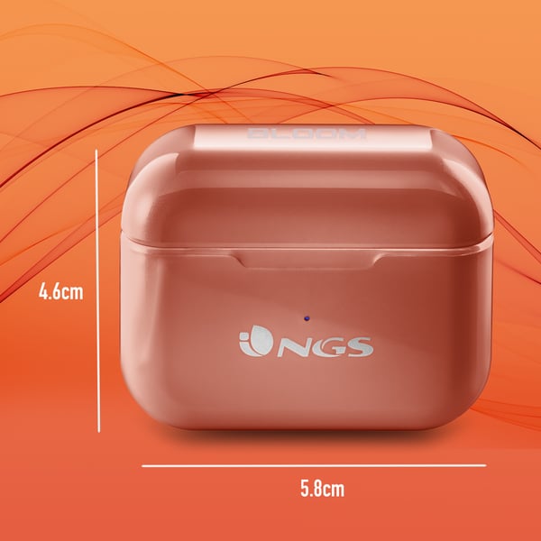 NGS ARTICA BLOOM Kuulokkeet Langaton In-ear Puhelut/Musiikki USB Type-C Bluetooth Koralli