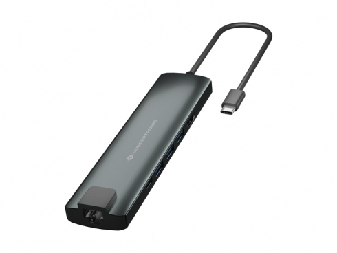 Conceptronic DONN06G USB 3.2 Gen 1 (3.1 Gen 1) Type-C Svart, Silver