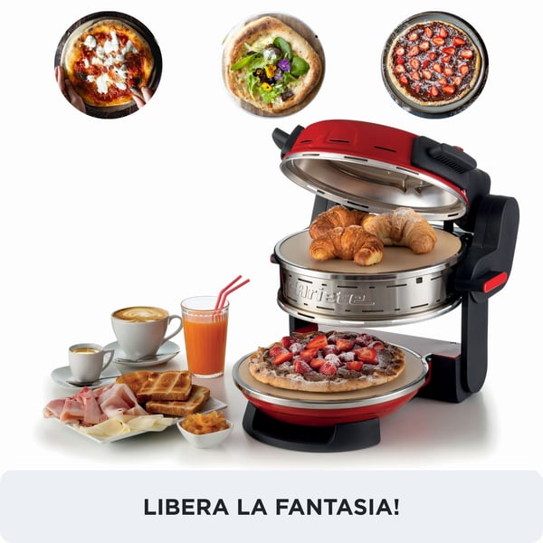 Ariete 0927/00 pitsan valmistaja & uuni 2 pitsa(a) 2300 W Punainen
