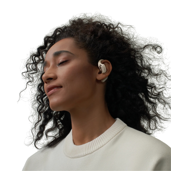 SHOKZ OpenFit Hörlurar Trådlös Öronkrok Samtal/musik/sport/vardag Bluetooth Vit