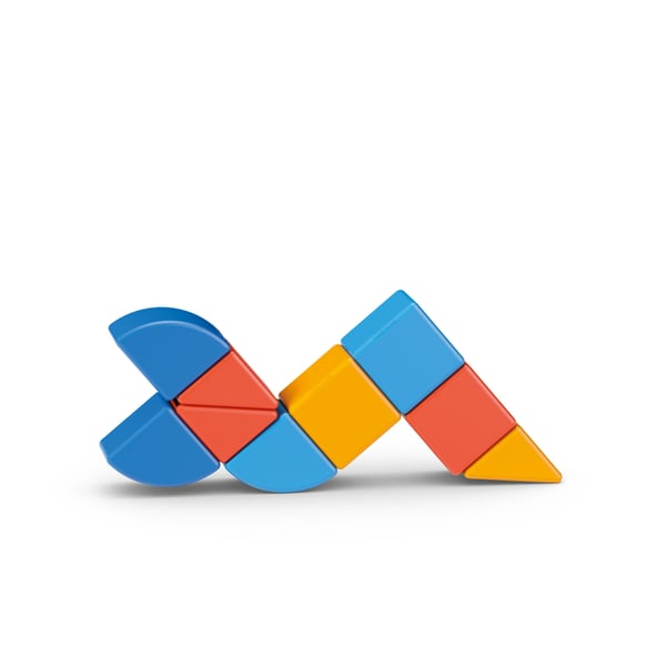Geomag MagiCube Shapes Recycled Animals
