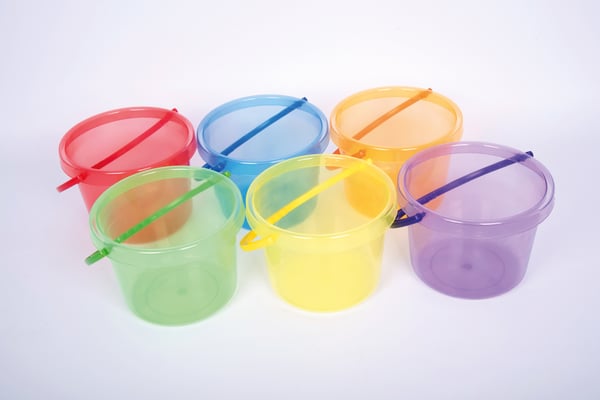 Tickit Translucent Colour Buckets