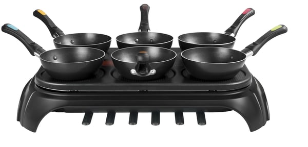 Tefal WokParty Duo PY5828 Sort, Rustfrit stål 1000 W