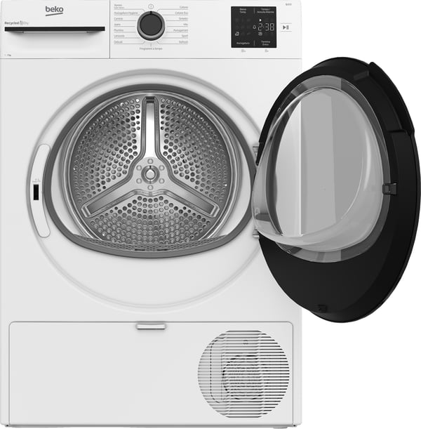 Beko BMTEP73EB kuivausrumpu Vapaasti seisova Edestä täytettävä 7 kg Valkoinen
