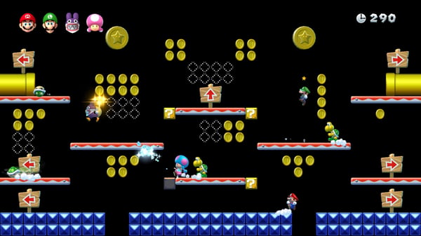 Nintendo New Super Mario Bros. U Deluxe Standard Tysk, Engelsk, Forenklet kinesisk, Koreansk, Spansk, Fransk, Italiensk, Japansk, Hollandsk, Portugisisk, Russisk Nintendo Switch