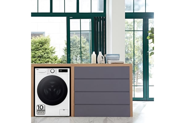 LG F4WR6013AGW vaskemaskine Front-læsning 13 kg 1360 rpm Hvid