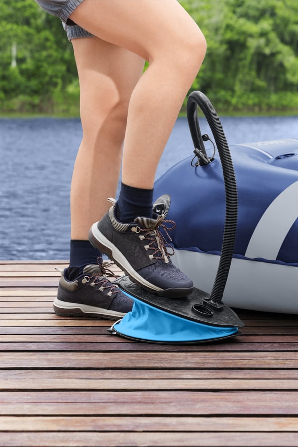 Bestway 62004 / 24 fodluftpumpe Sort, Blå Oppustelige