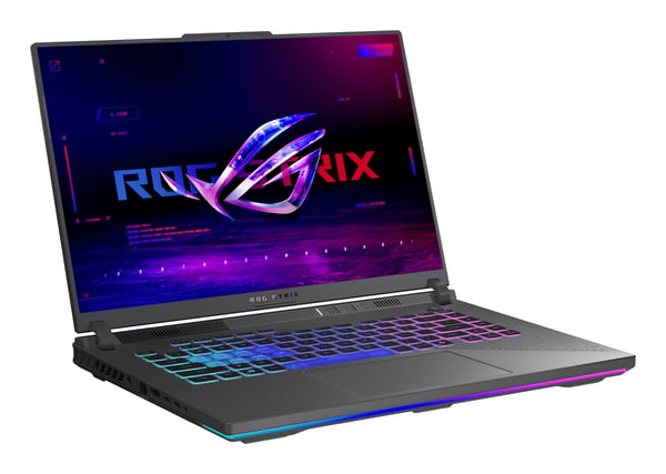 ASUS ROG Strix G16 G614PR-RV075W AMD Ryzen™ 9 8940HX Laptop 40,6 cm (16") WUXGA 32 GB DDR5-SDRAM 1 TB SSD NVIDIA GeForce RTX 5070 Ti Wi-Fi 6E (802.11ax) Windows 11 Home Grå