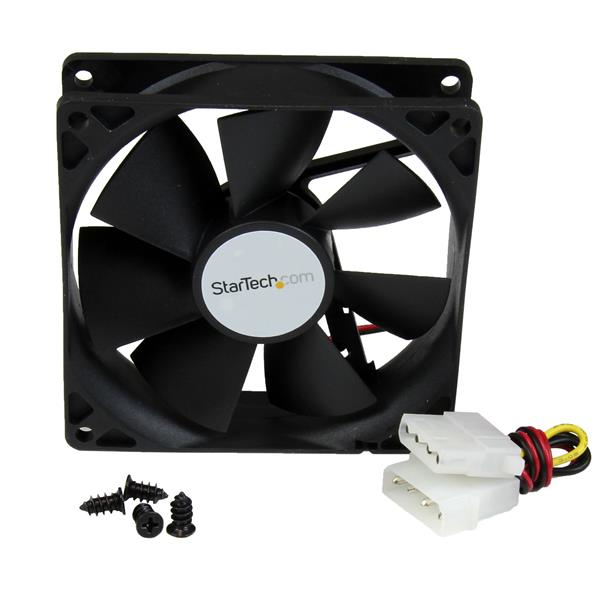 StarTech.com FANBOX92 kylsystem för dator Datorväska Fan 9,2 cm Svart
