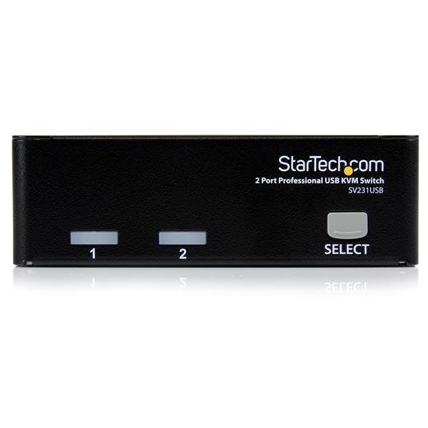 StarTech.com SV231USBGB KVM-kytkin Musta
