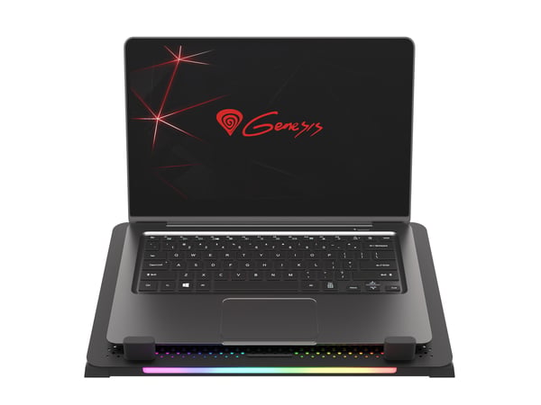 GENESIS Oxid 450 køling til laptop 39,6 cm (15.6") 2400 rpm Sort