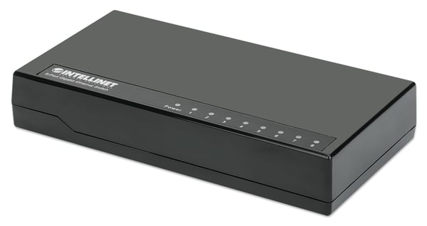 Intellinet 561754 netværksswitch Gigabit Ethernet (10/100/1000) Sort