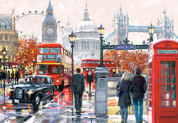 Castorland London Collage 1000 pcs Puslespil 1000 stk By
