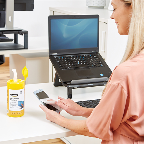 Fellowes 9970311 kit för produktrengöring LCD/TFT/Plasma Våtservetter för rengöring av utrustning