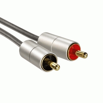 Hama 00080864 lydkabel 1 m 3.5mm 2 x RCA Sølv