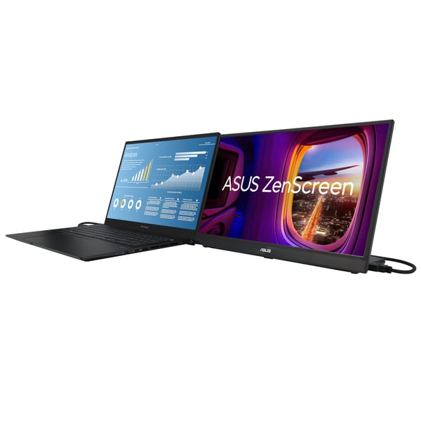 ASUS ZenScreen MB17AHG computerskærm 43,9 cm (17.3") 1920 x 1080 pixel Fuld HD LCD Sort