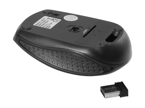 Equip 245104 mus Rejse Ambidextrous RF trådløst Optisk 1600 dpi