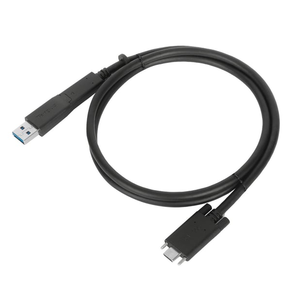 Targus ACC1133GLX USB-kabel USB 3.2 Gen 1 (3.1 Gen 1) 1 m USB C Sort