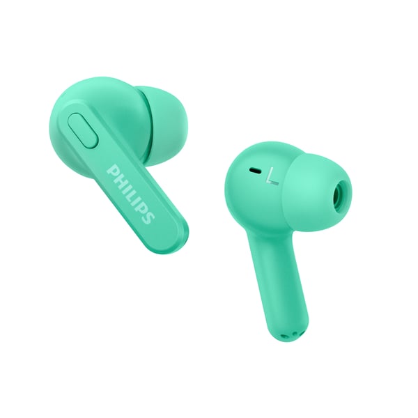 Philips 2000 series TAT2206GR/00 hörlur och headset True Wireless Stereo (TWS) I öra Samtal/musik Bluetooth Turkos