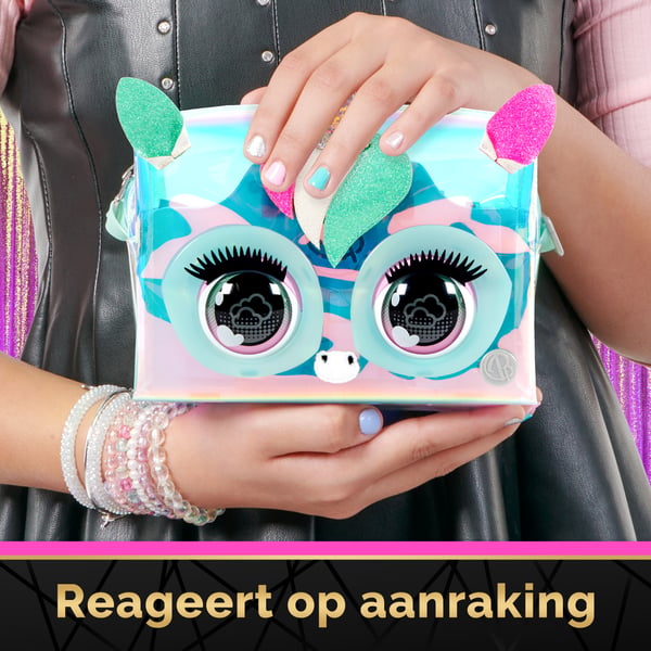 Purse Pets Purrisma Unicorn Monivärinen Tyttö Olkalaukku
