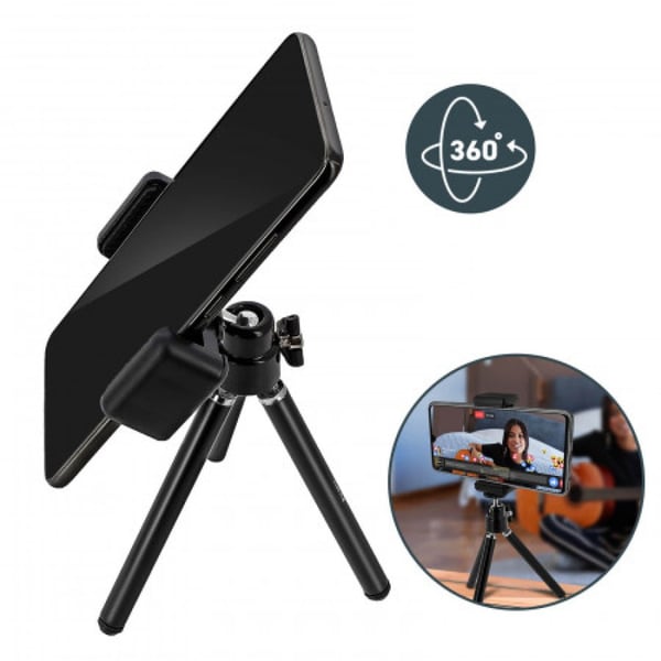Techly I-TRIPOD-UN kolmijalka Matkapuhelin 3 jalkoja Musta