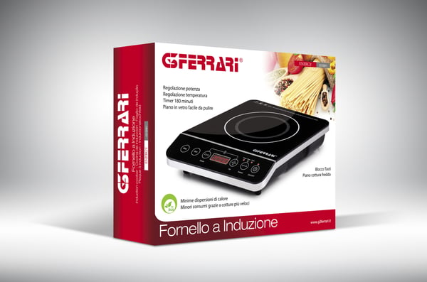 G3 Ferrari G10061 V2 Sort Bordplade Zone induktionskogeplade 1 zone(s)