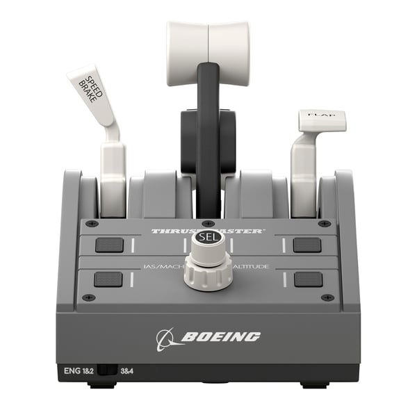 Thrustmaster TCA Quadrant Boeing Edition Grå USB Joystick PC, Xbox, Xbox One X, Xbox Series S