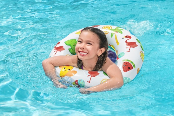 Bestway 36014 / 23 pool- och badmadrass Multifärg Mönstrad Badring